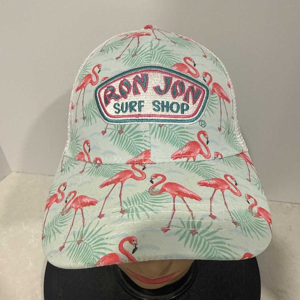 Ron Jon Surf Shop Hat Cap Trucker Snap Back One Size Multicolor Mens Flamingo